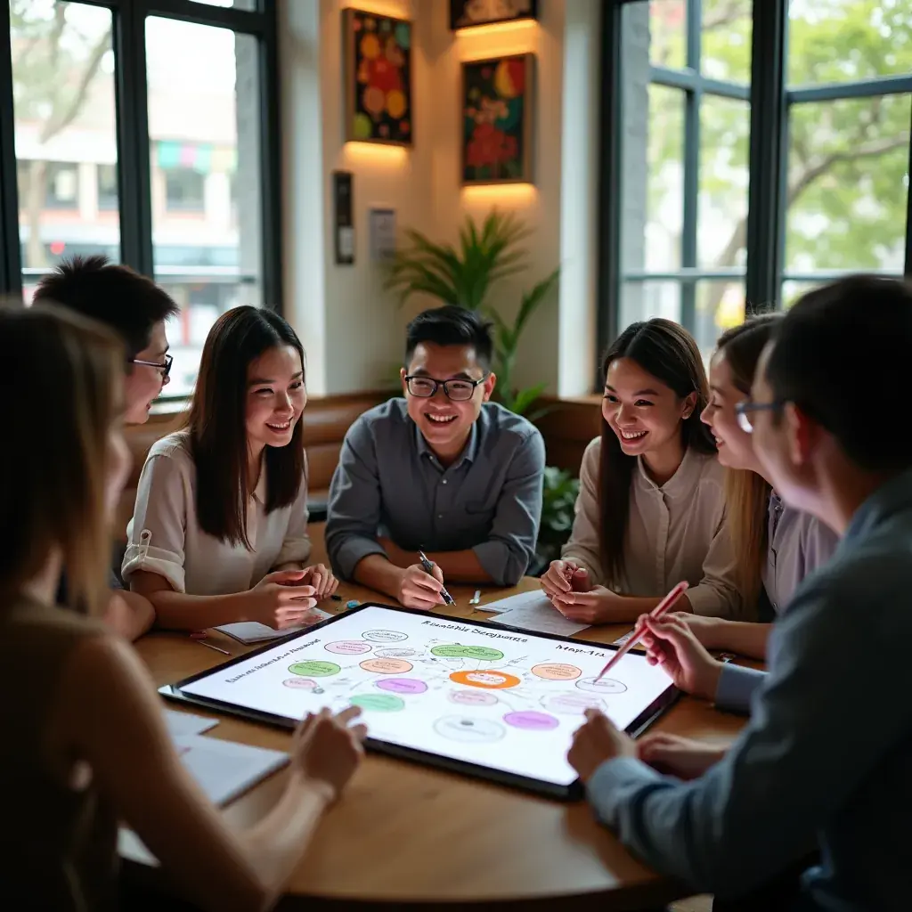 Modern office environment